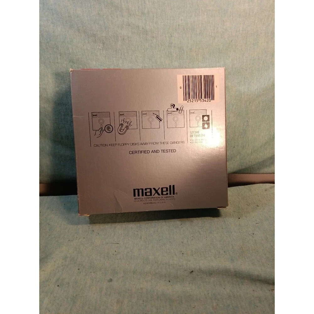 Maxell 2S Double Sided Double Density 5 1/4